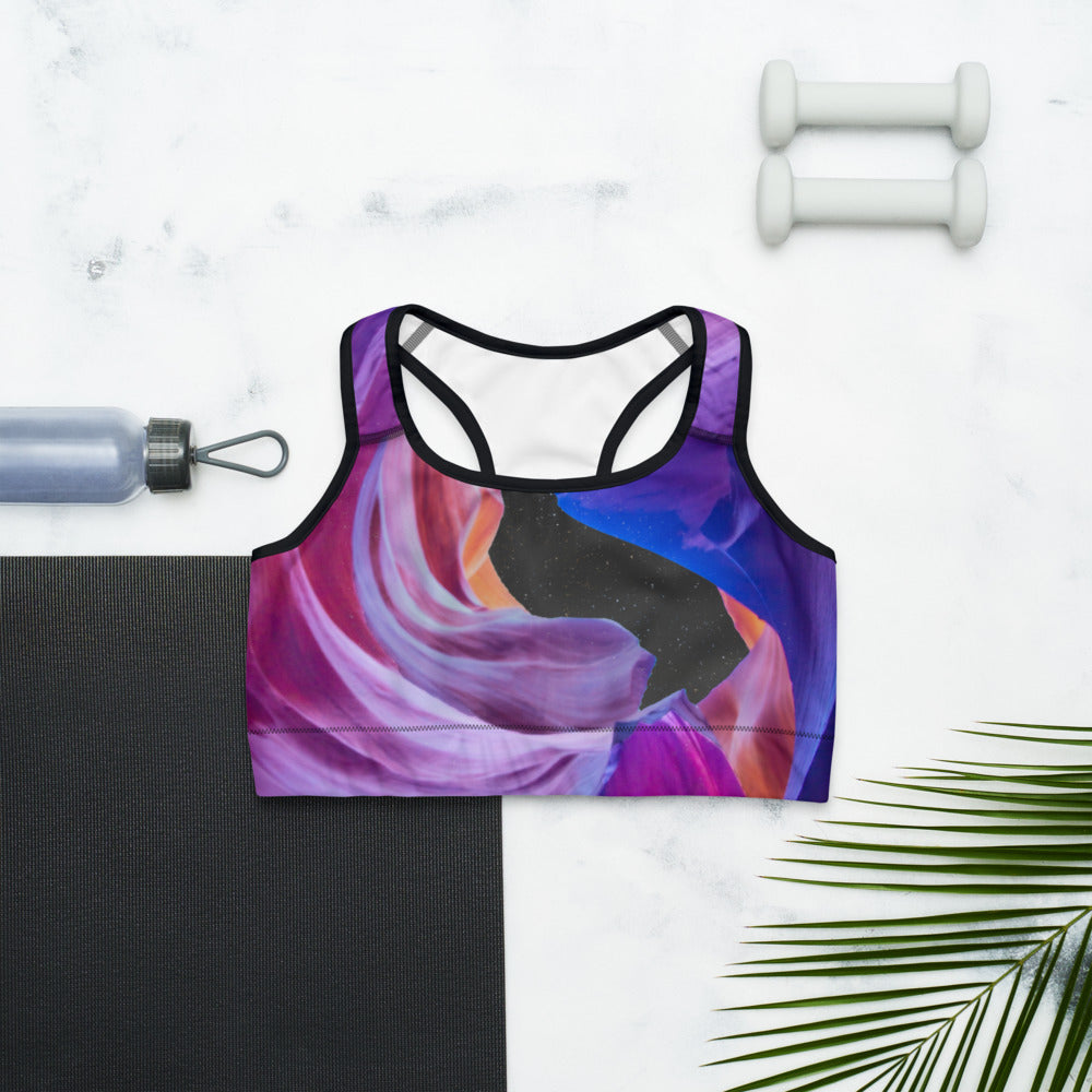 Cosmic print sports top by Catherine Liang
