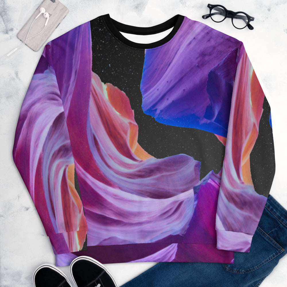 Cosmic chaturanga sweatshirt by Catherine Liang